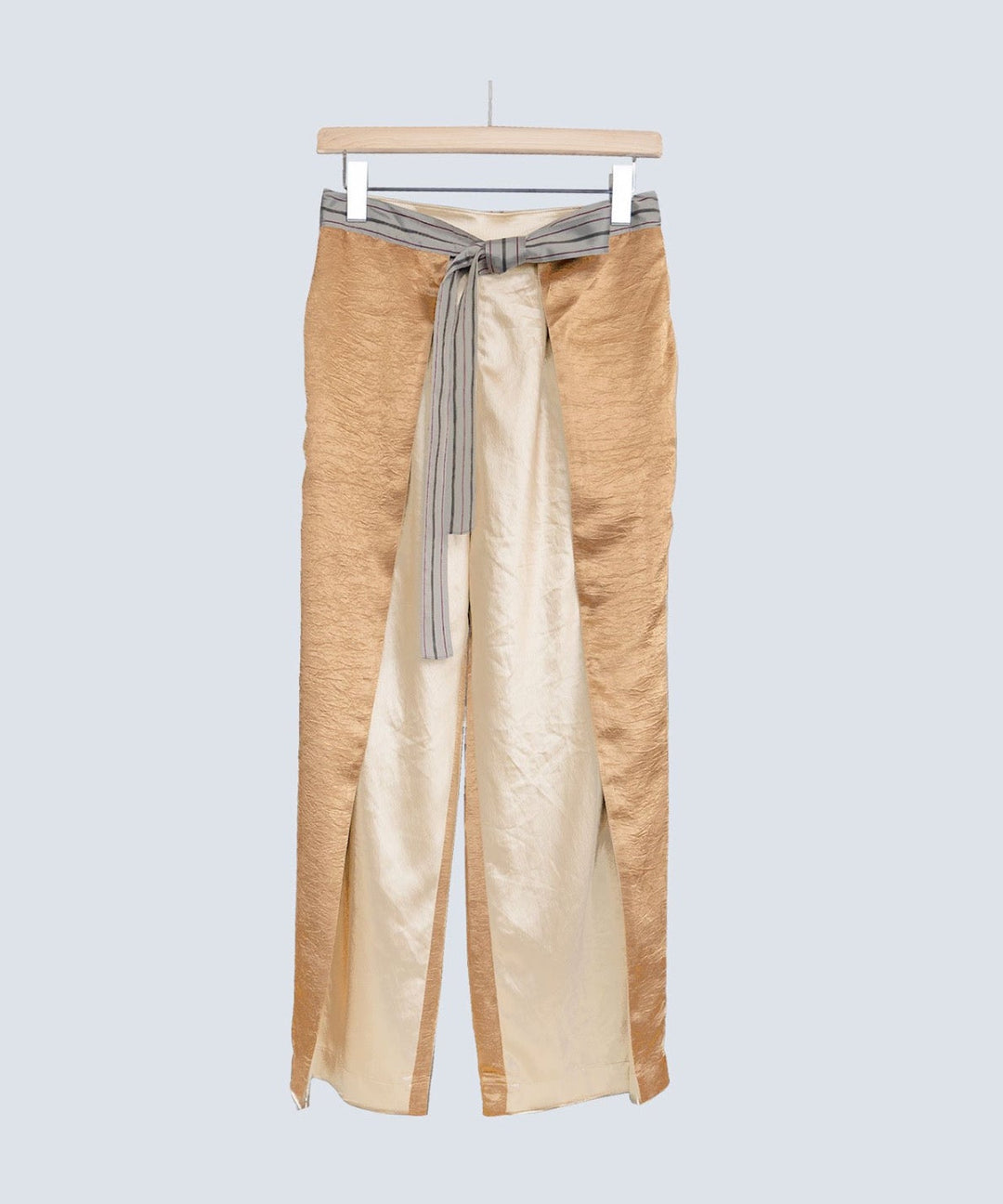 2WAY KNOT4 SATIN PANTS