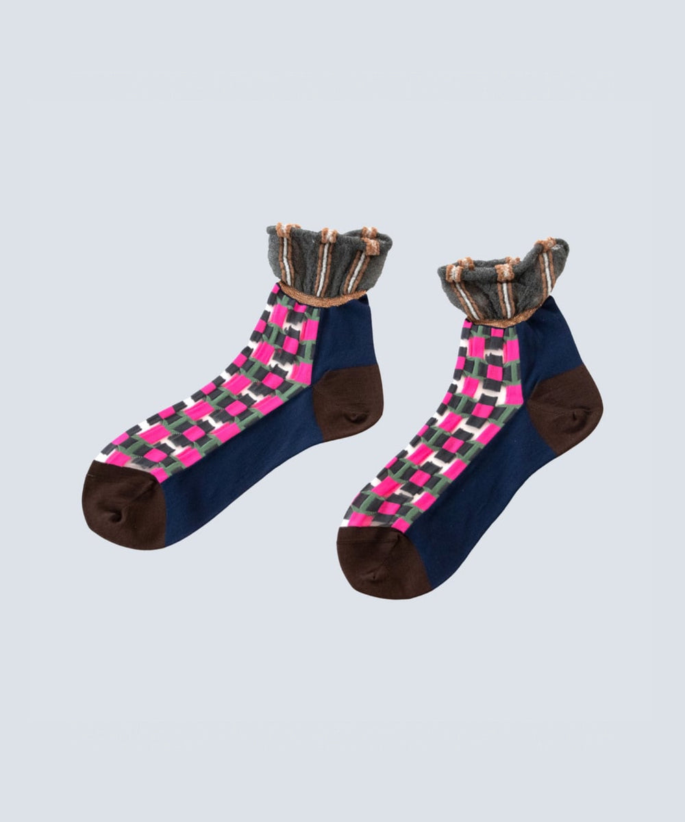 CANDY AND MY GLASS TIME SOCKS