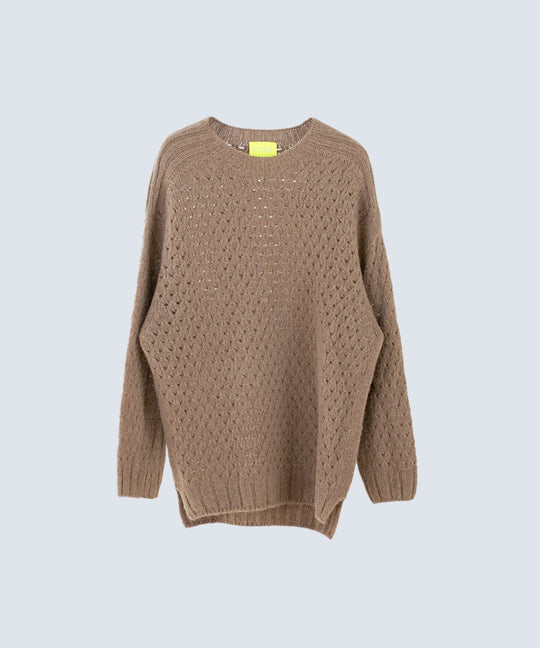 ALPACA MESH PULLOVER