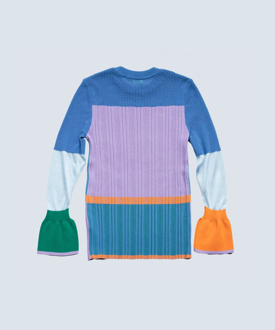 CACTUS COLOR BLOCK RIB KNIT TOPS