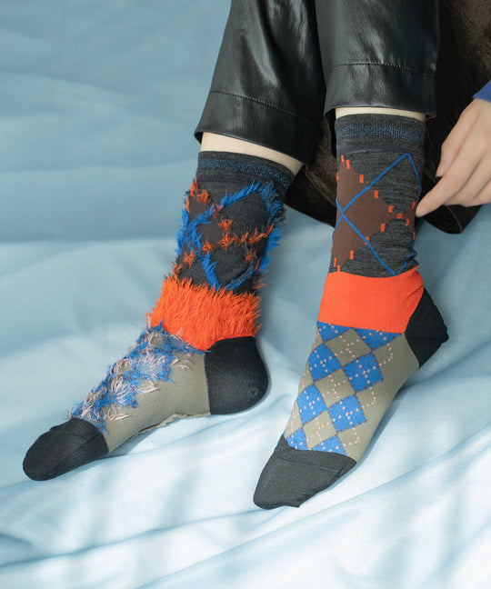 KITSUNE ARGYLE SOCKS