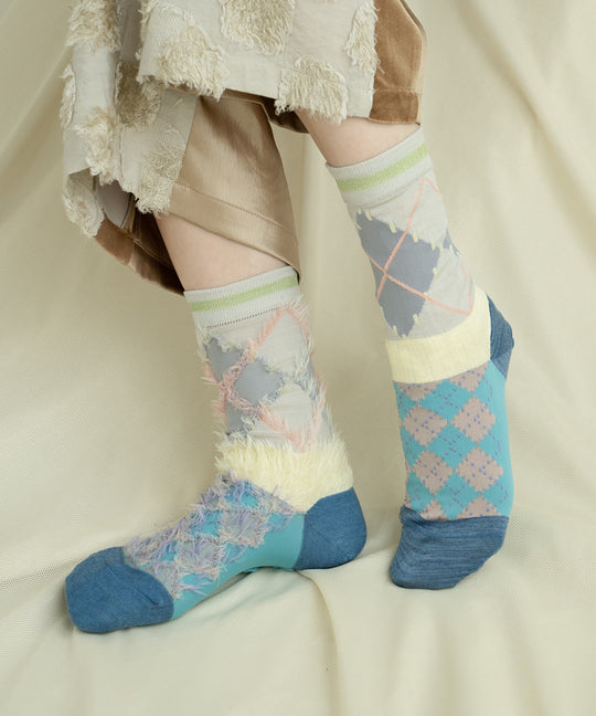 KITSUNE ARGYLE SOCKS