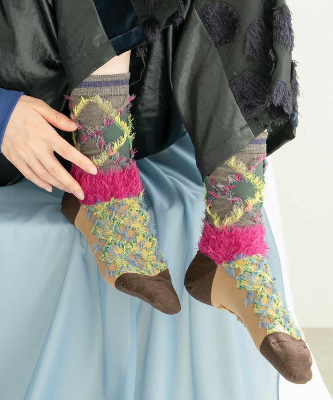 KITSUNE ARGYLE SOCKS