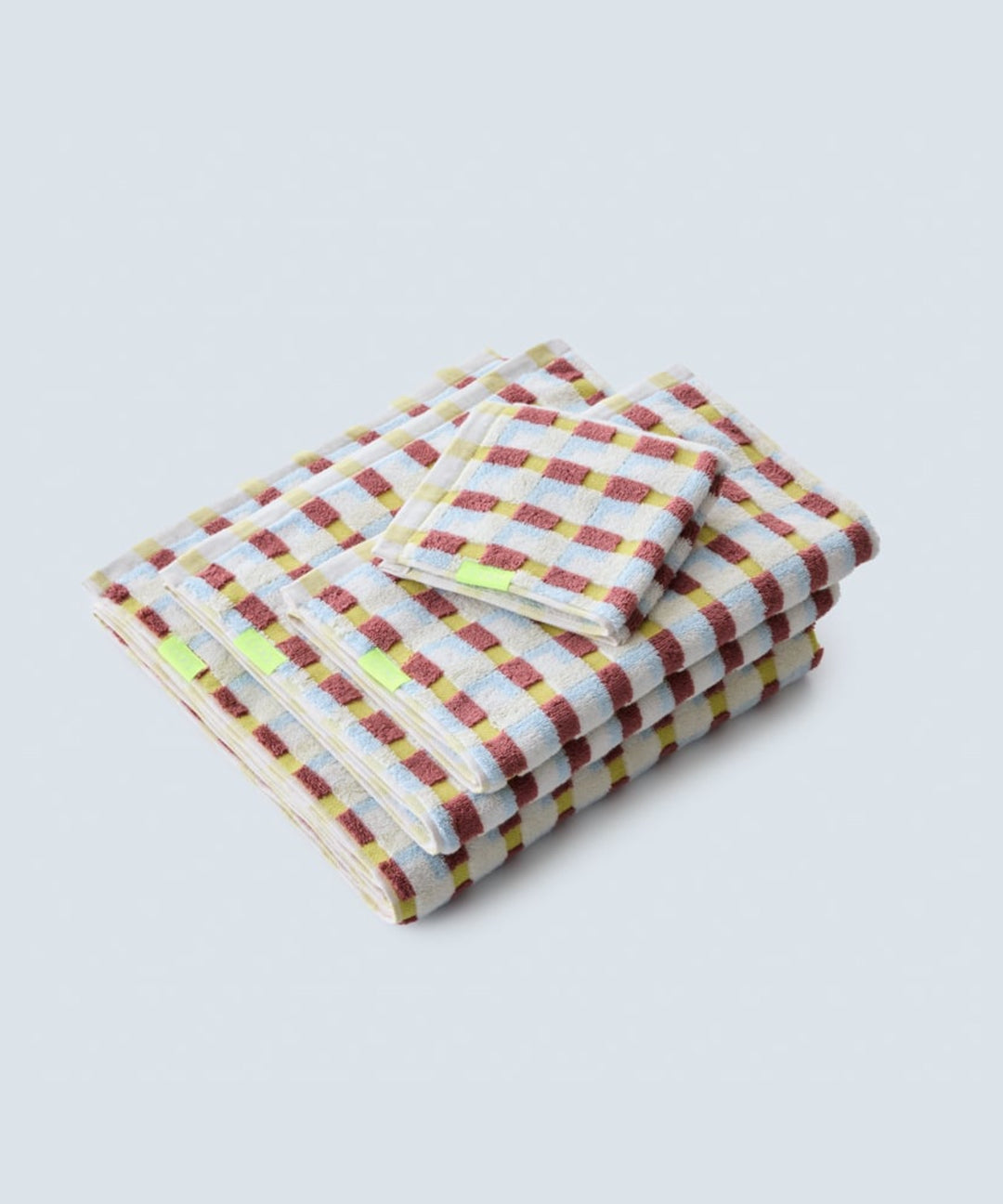 PLAID GEO TOWEL