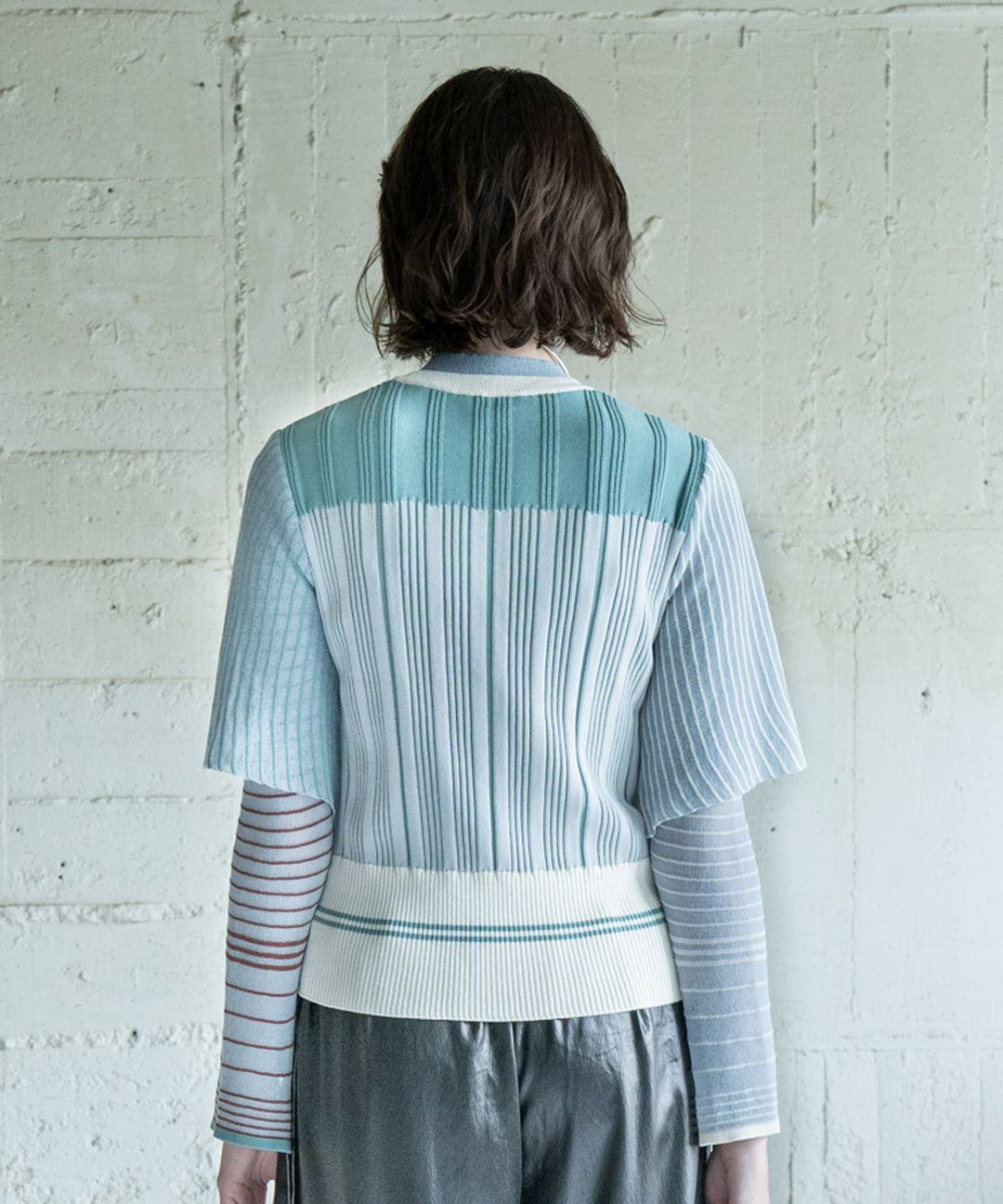 FUSION RIB KNIT LAYERED TOPS