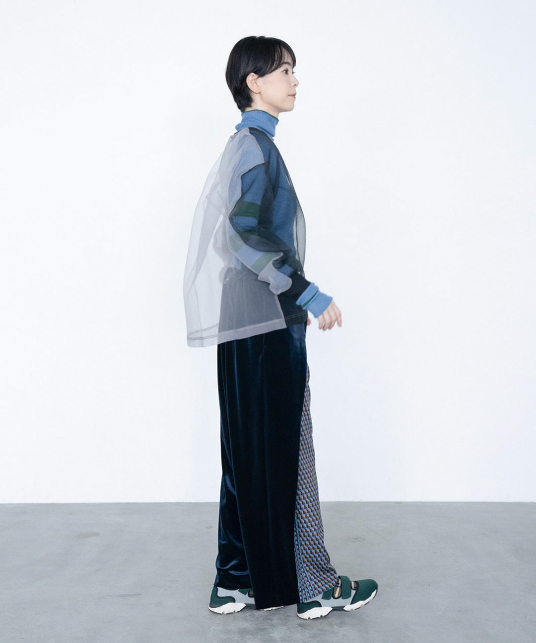 2WAY TOPOLOGY VELOR PANTS