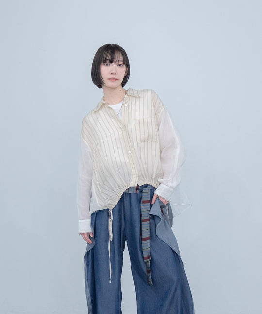 SQUARE DENIM PANTS