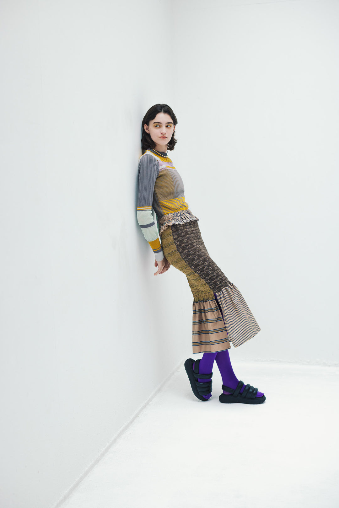 FRILL STRETCH MULTIWAY SKIRT