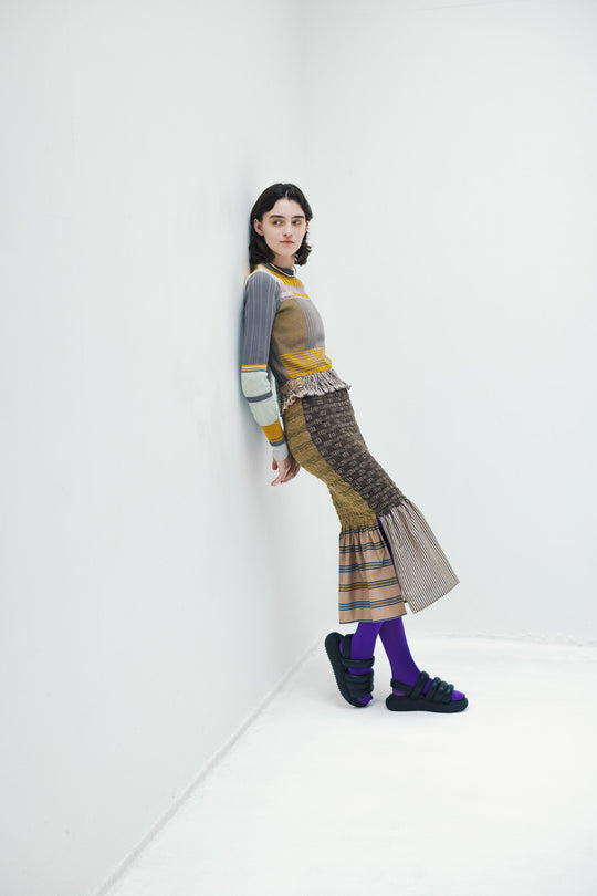 FRILL STRETCH MULTIWAY SKIRT