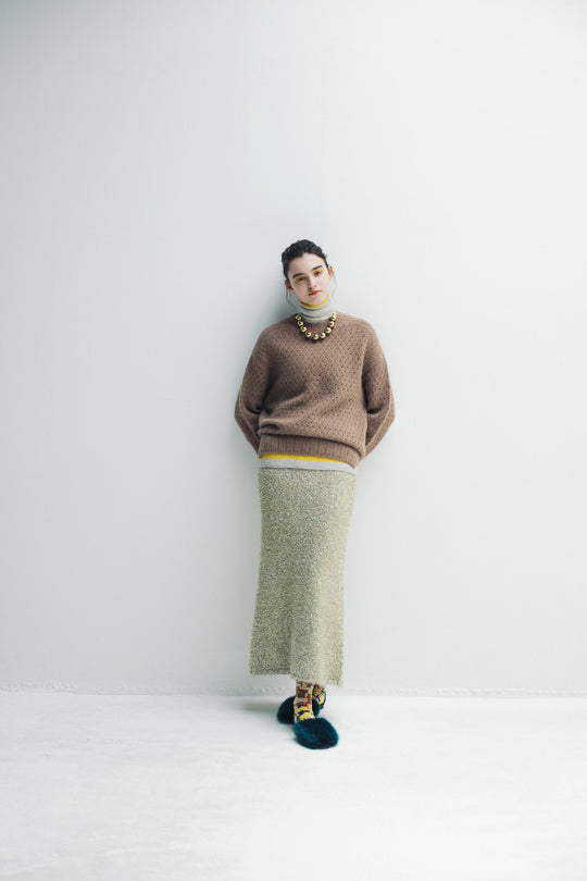 ALPACA MESH PULLOVER