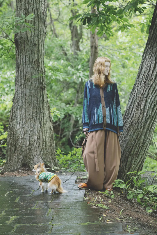 MERGE TEXTURE LONG CARDIGAN