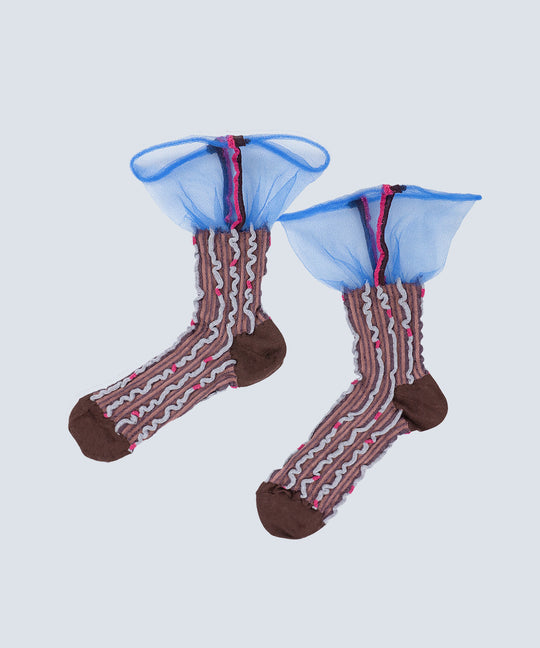 RIPPLE STRIPE SOCKS