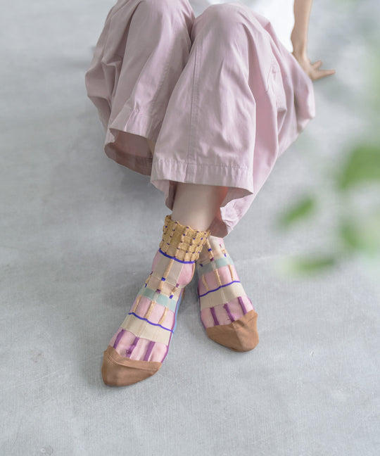 SHEER CUBE SOCKS