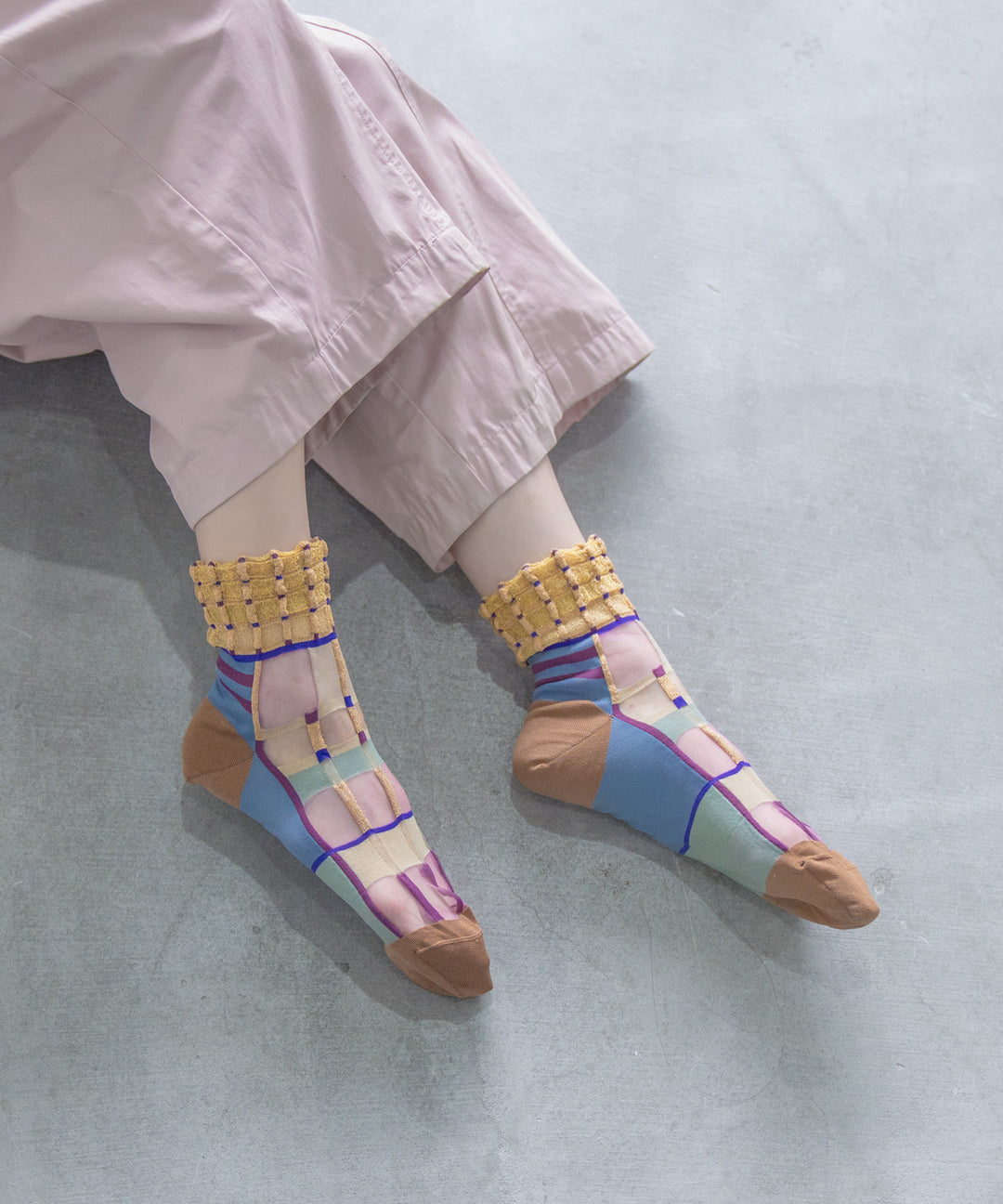 SHEER CUBE SOCKS