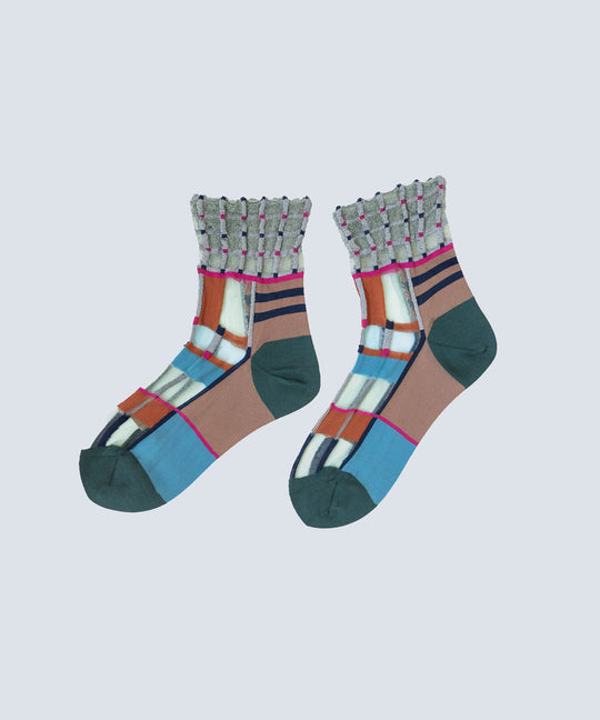 SHEER CUBE SOCKS
