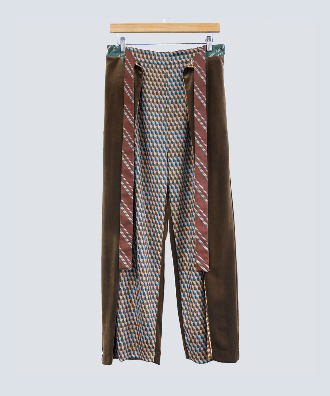 2WAY TOPOLOGY VELOR PANTS