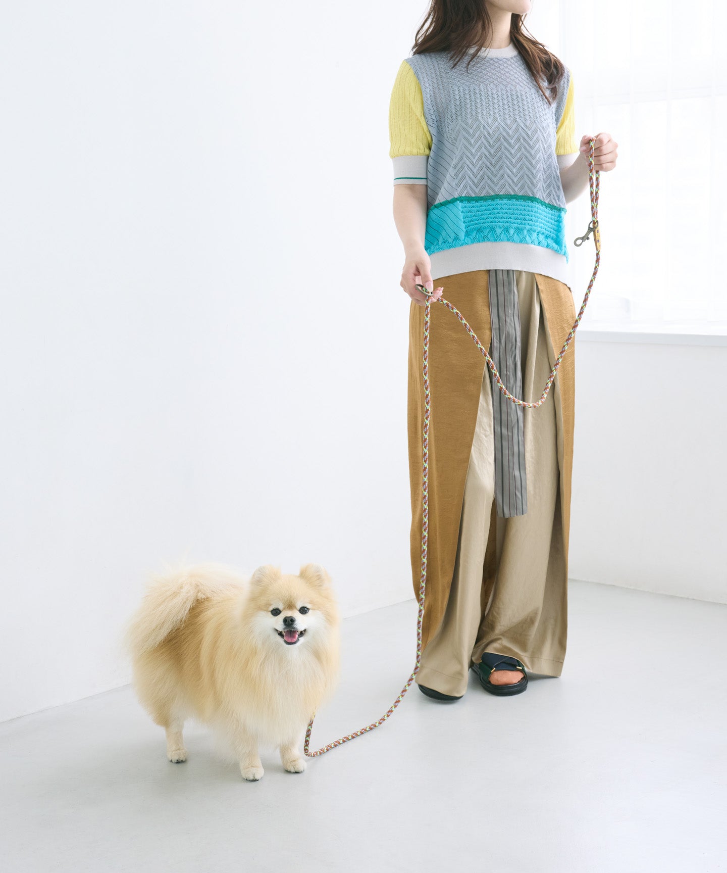 UPBEAT CROSS DOG HANDS FREE LEASH – COQ KANAKO KAJIHARA online store
