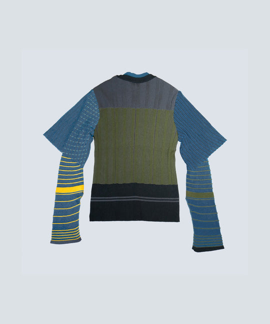 FUSION RIB KNIT LAYERED TOPS