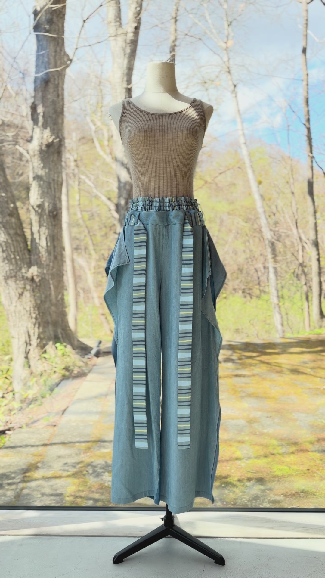 SQUARE DENIM PANTS