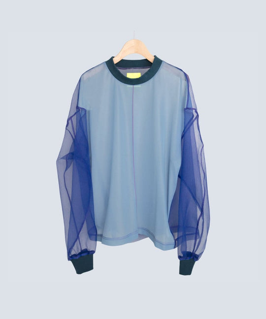 Sheer Organza Pullover