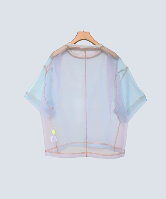 SHEER ORGANZA T-SHIRT