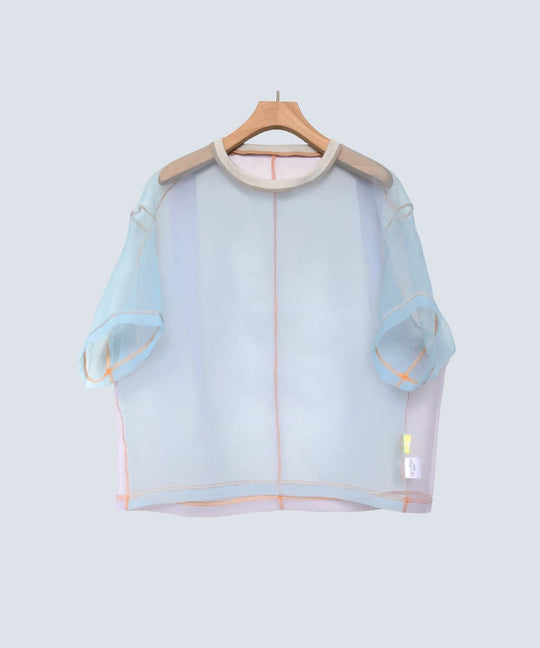 SHEER ORGANZA T-SHIRT