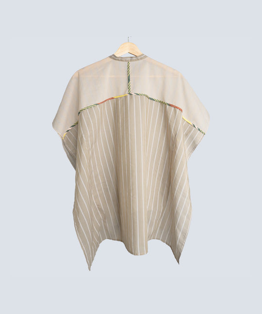 SHORT CAPE 2 SHEER BLOUSE