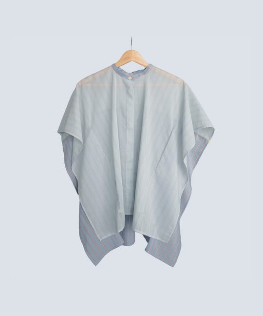 SHORT CAPE 2 SHEER BLOUSE