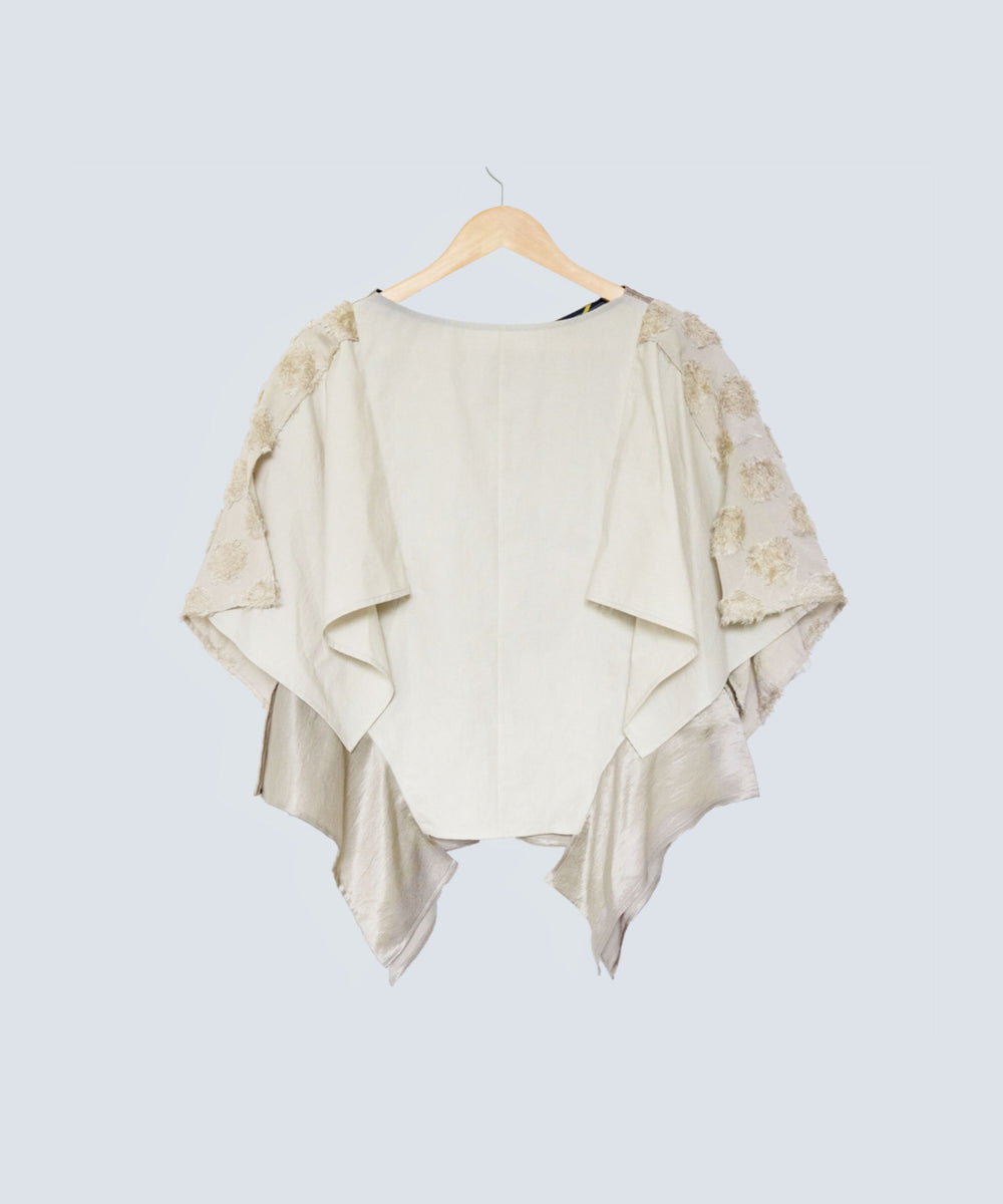SQUARE STUCK BLOUSE