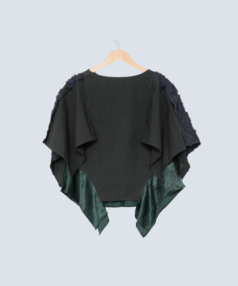 SQUARE STUCK BLOUSE